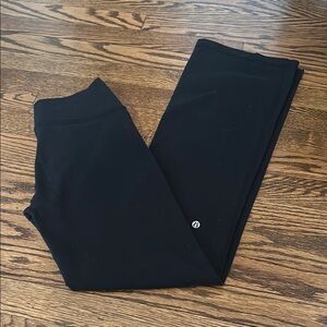 lululemon athletica Black Boot Cut Pants